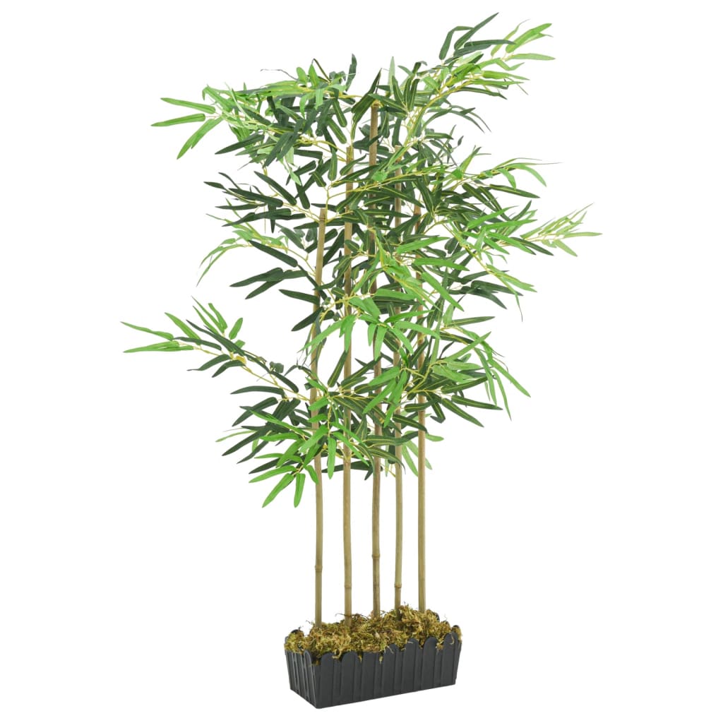 Dirbtinis bambukas, žalios spalvos, 80cm, 500 lapai