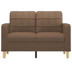 Dvivietė sofa, rudos spalvos, 120cm, audinys