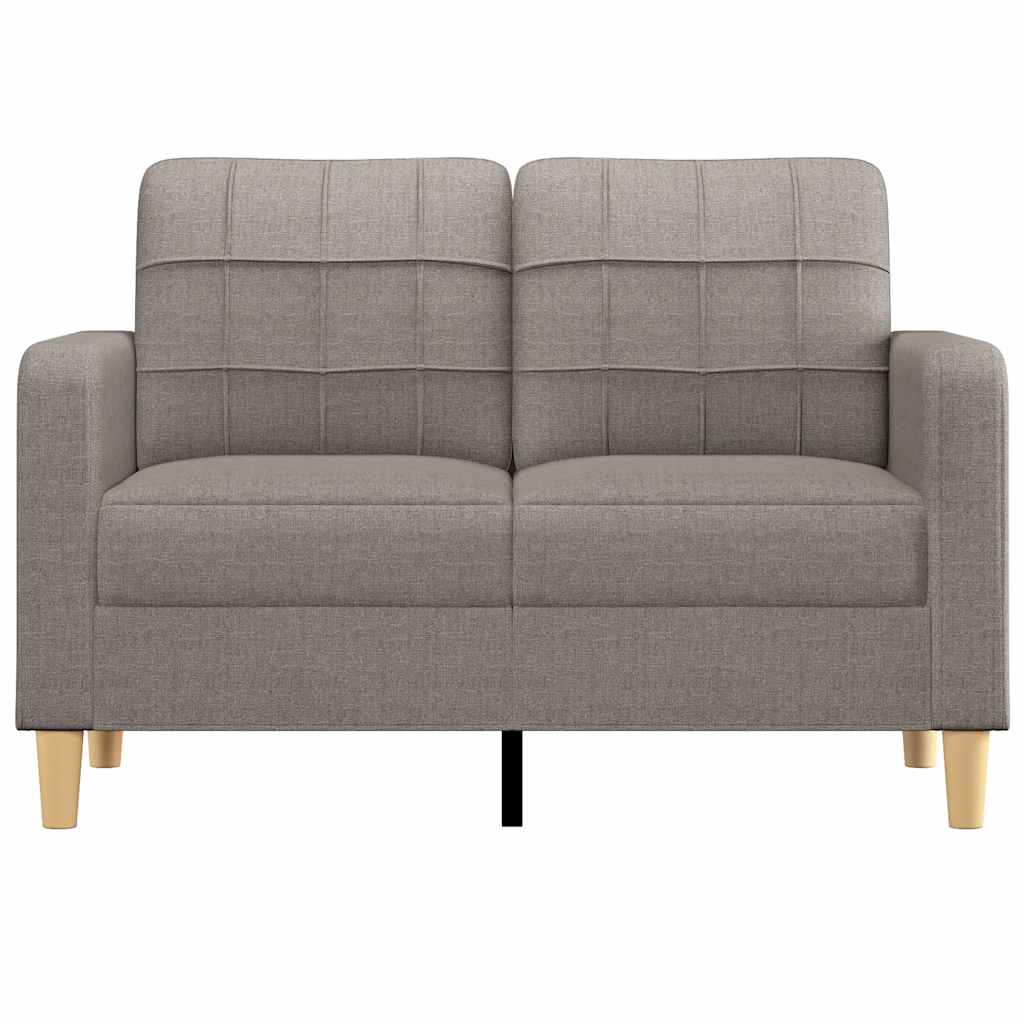 Dvivietė sofa, taupe spalvos, 120cm, audinys