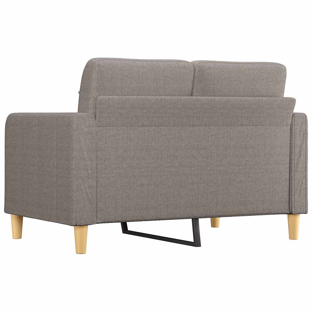 Dvivietė sofa, taupe spalvos, 120cm, audinys