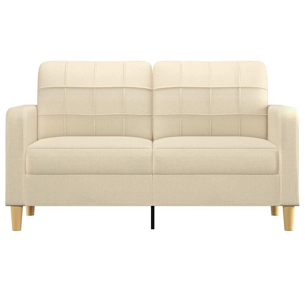Dvivietė sofa, kreminės spalvos, 140cm, audinys