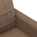 Dvivietė sofa, rudos spalvos, 140cm, audinys