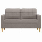 Dvivietė sofa, taupe spalvos, 140cm, audinys