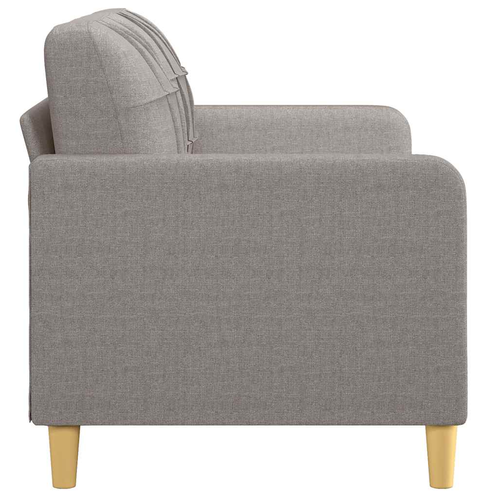 Dvivietė sofa, taupe spalvos, 140cm, audinys