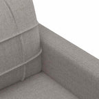 Trivietė sofa, taupe spalvos, 180cm, audinys