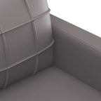 Dvivietė sofa, pilkos spalvos, 120cm, dirbtinė oda