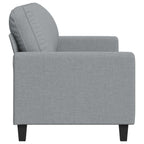 Trivietė sofa, šviesiai pilkos spalvos, 180cm, audinys