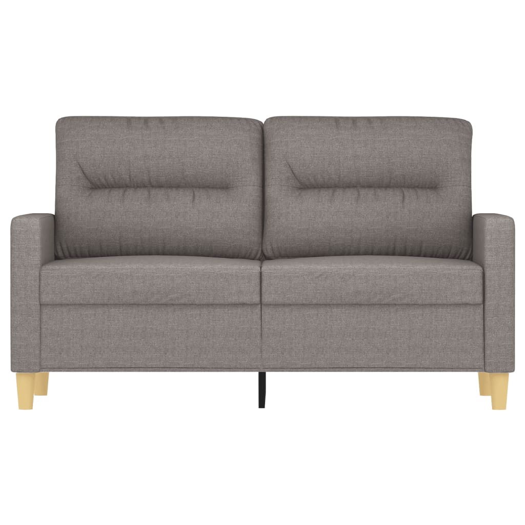 Dvivietė sofa, taupe spalvos, 120cm, audinys