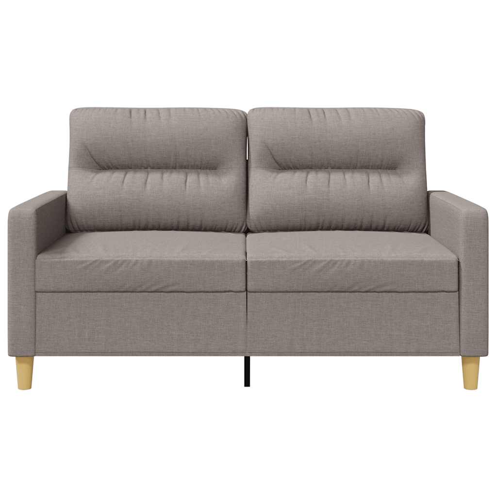 Dvivietė sofa, taupe spalvos, 120cm, audinys