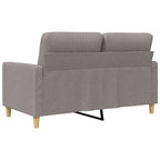 Dvivietė sofa, taupe spalvos, 120cm, audinys