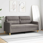 Dvivietė sofa, taupe spalvos, 140cm, audinys
