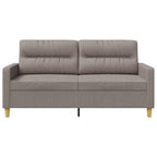 Dvivietė sofa, taupe spalvos, 140cm, audinys