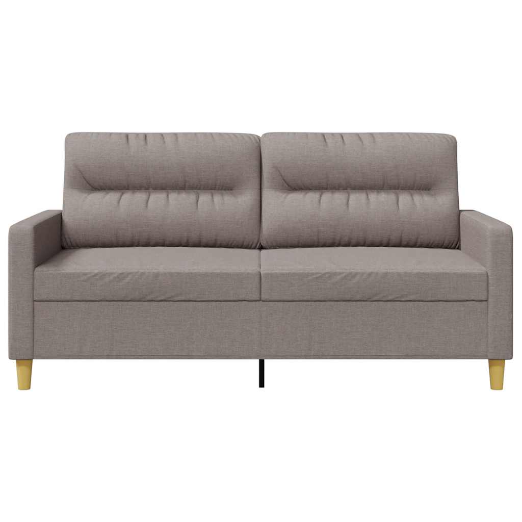Dvivietė sofa, taupe spalvos, 140cm, audinys