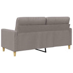 Dvivietė sofa, taupe spalvos, 140cm, audinys