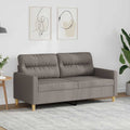 Dvivietė sofa, taupe spalvos, 140cm, audinys