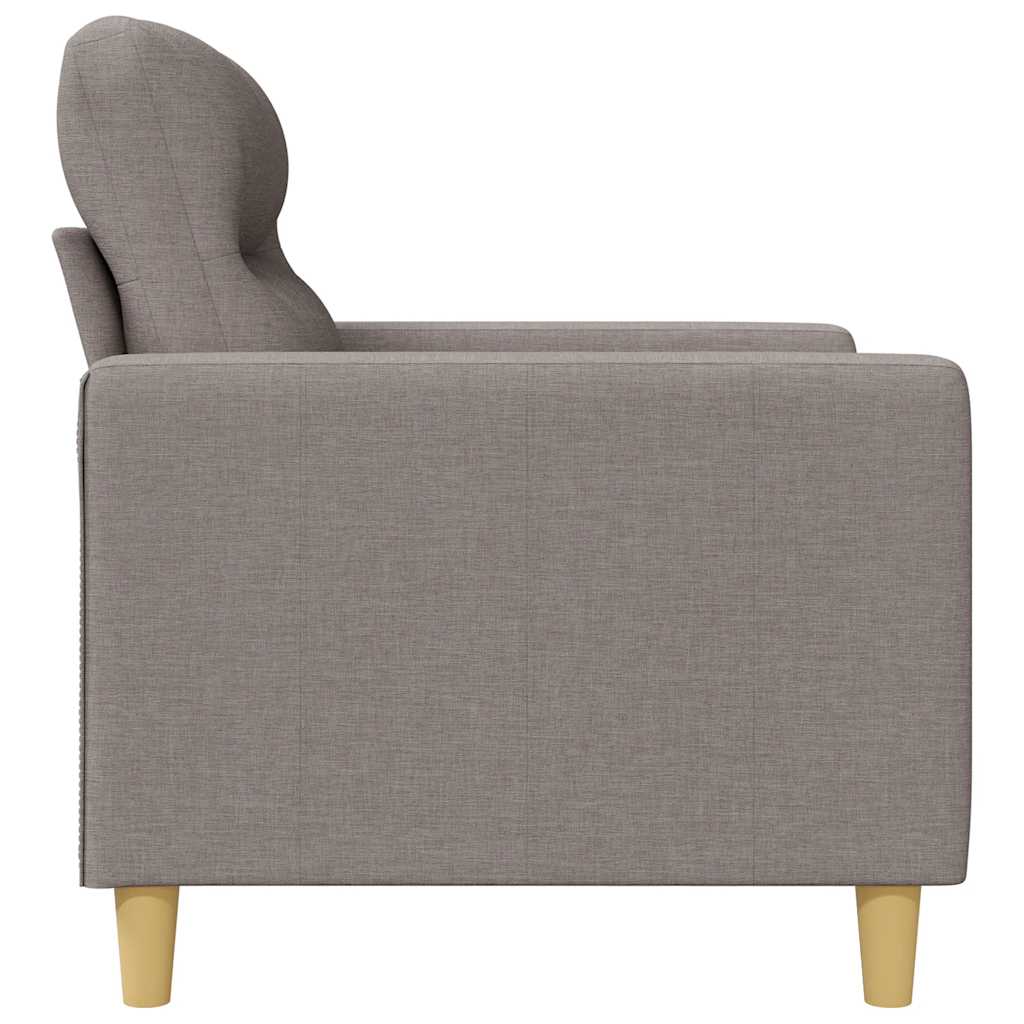 Trivietė sofa, taupe spalvos, 180cm, audinys