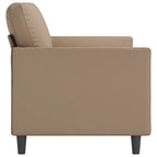 Trivietė sofa, kapučino spalvos, 180cm, dirbtinė oda