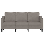 Trivietė sofa, taupe spalvos, 180cm, audinys