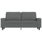Dvivietė sofa, tamsiai pilkos spalvos, 140cm, audinys