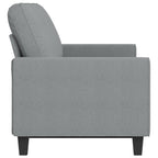 Trivietė sofa, šviesiai pilkos spalvos, 180cm, audinys