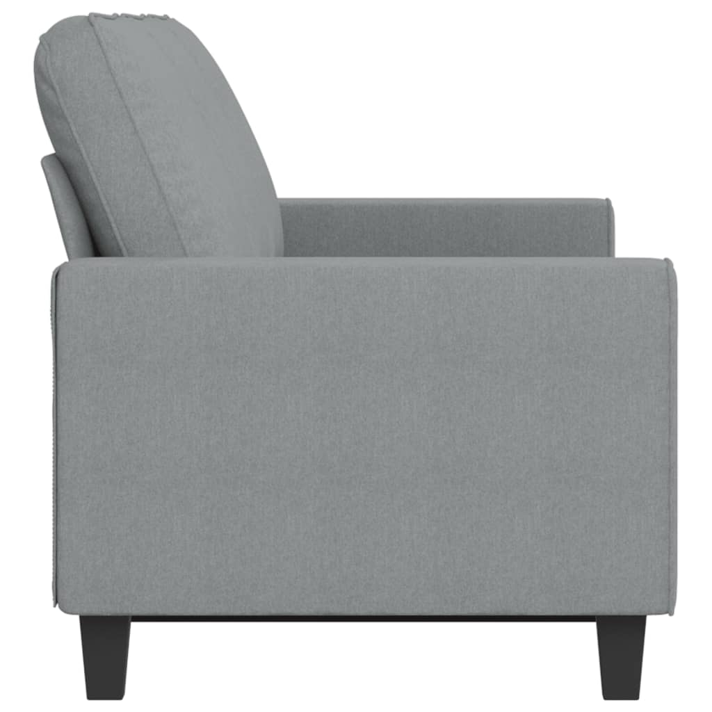 Trivietė sofa, šviesiai pilkos spalvos, 180cm, audinys