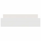 Lovos rėmas su galvūgaliu ir kojūgaliu, baltas, 200x200cm