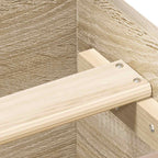 Lovos rėmas su galvūgaliu ir kojūgaliu, ąžuolo, 150x200cm