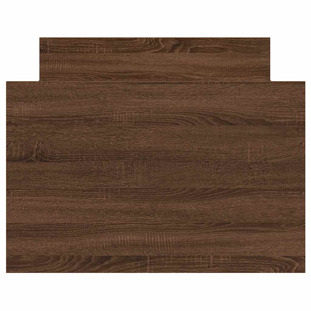 Lovos rėmas su galvūgaliu ir kojūgaliu, rudas, 90x200cm