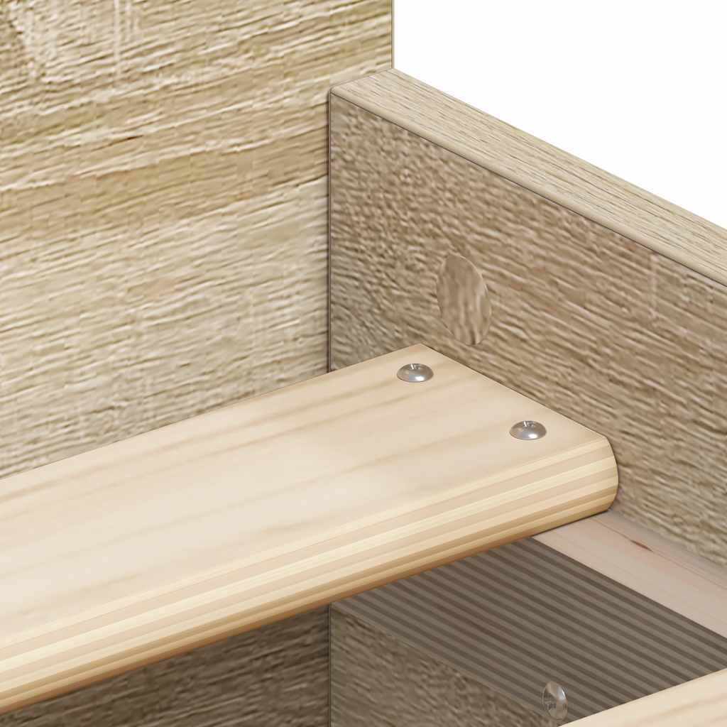 Lovos rėmas su galvūgaliu ir kojūgaliu, ąžuolo, 90x190cm