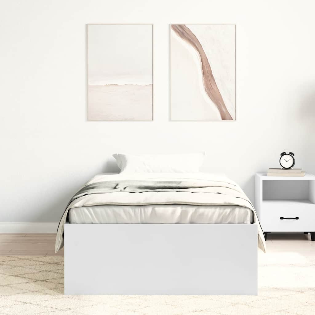 Lovos rėmas, baltos spalvos, 90x200cm