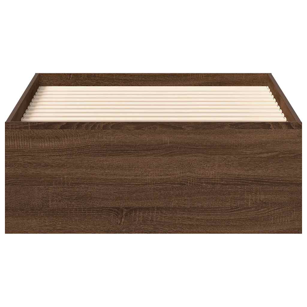 Lovos rėmas, rudos ąžuolo spalvos, 90x200cm