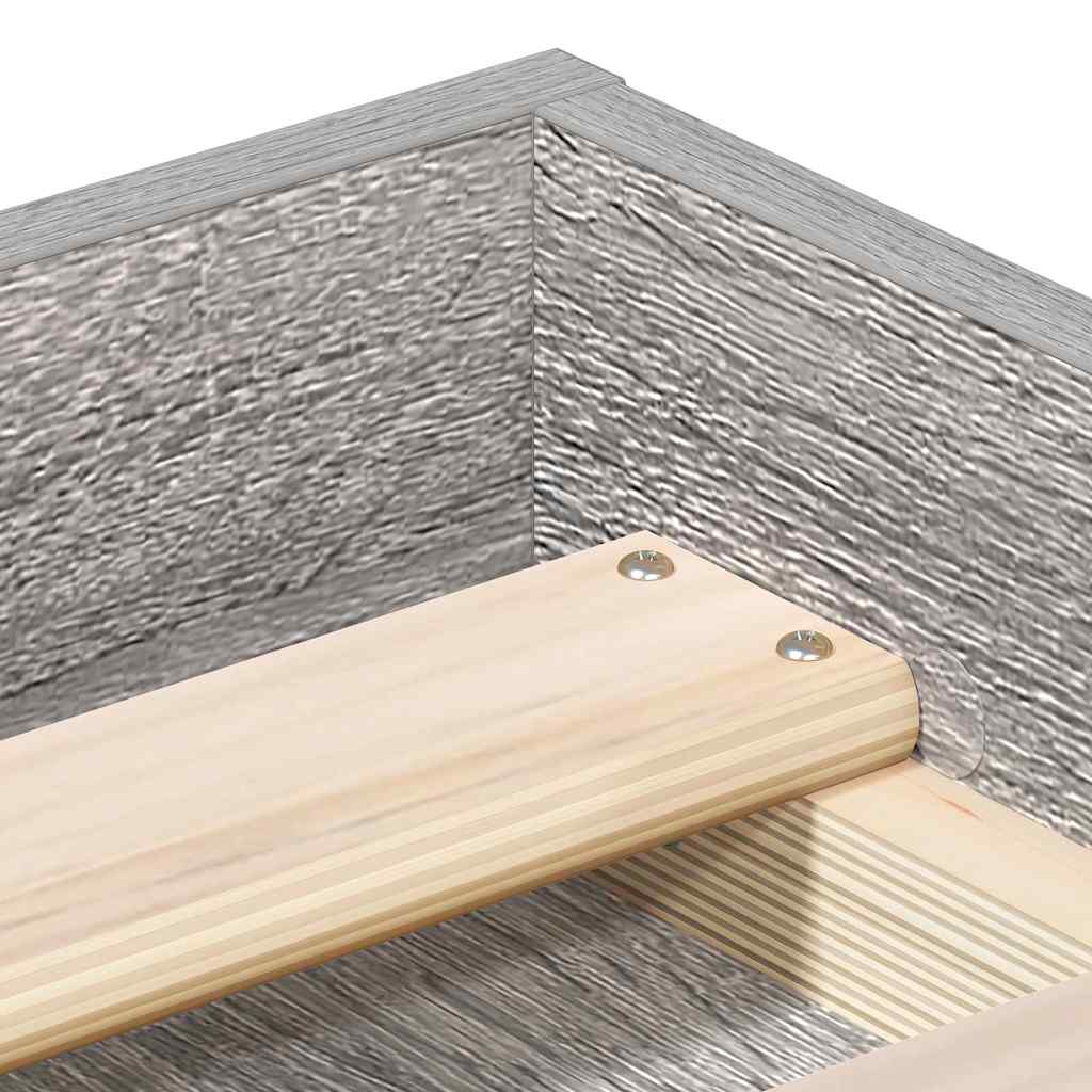 Lovos rėmas, pilkos ąžuolo spalvos, 100x200cm