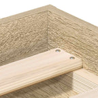 Lovos rėmas, sonoma ąžuolo spalvos, 180x200cm, itin didelis