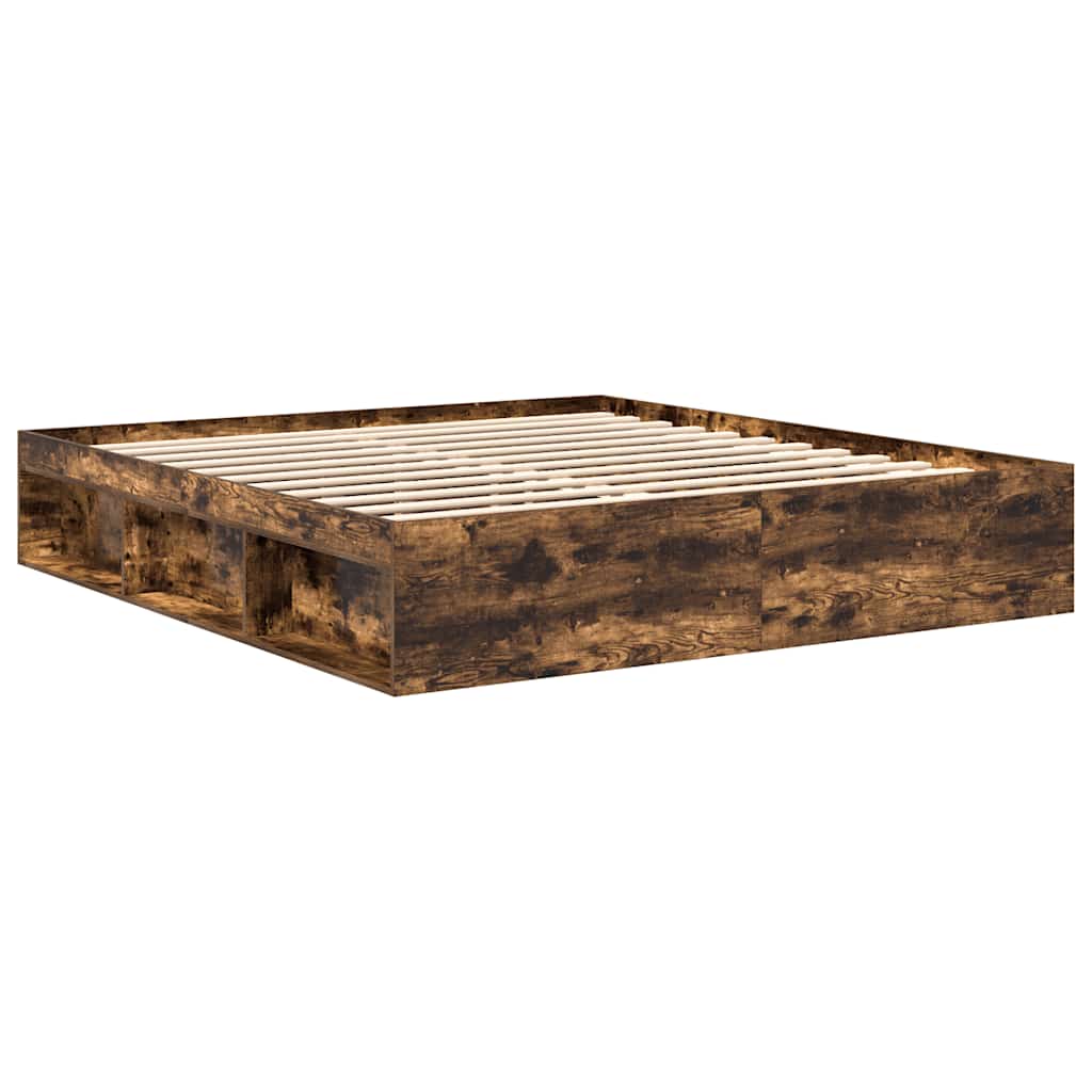 Lovos rėmas, dūminio ąžuolo spalvos, 180x200cm, itin didelis