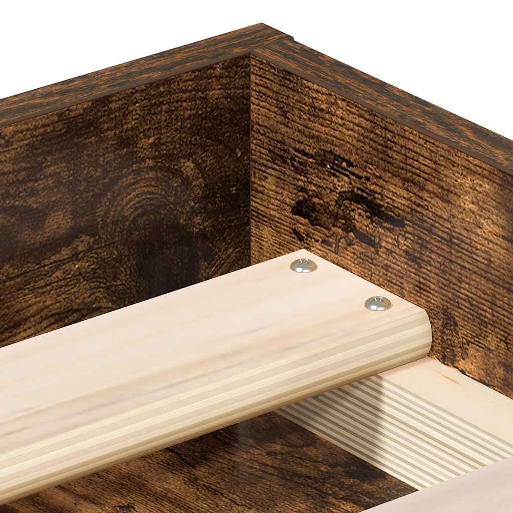 Lovos rėmas, dūminio ąžuolo spalvos, 180x200cm, itin didelis