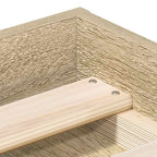 Lovos rėmas, sonoma ąžuolo spalvos, 200x200cm