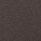 Atlošiamas masažinis krėslas, tamsiai rudos spalvos, audinys