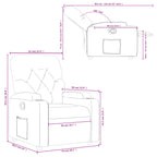 Atlošiamas krėslas, šviesiai pilkos spalvos, audinys