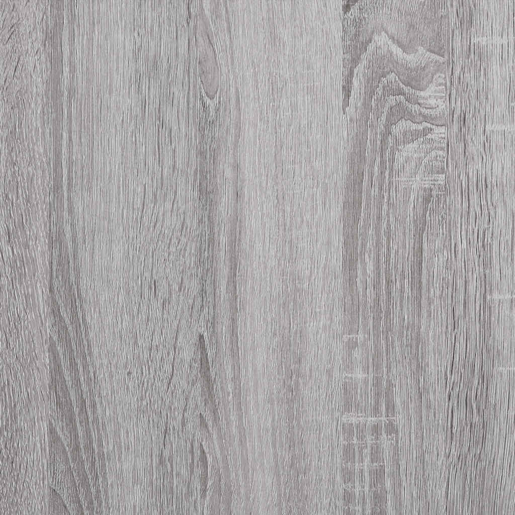 Valgomojo stalas, pilkas ąžuolo, 120x60x76cm, apdirbta mediena