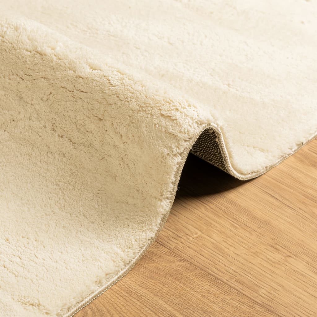 Kilimas HUARTE, kreminis, 80x200cm, trumpi šereliai