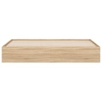 Lovos rėmas su stalčiais, ąžuolo, 160x200cm, apdirbta mediena