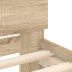 Lovos rėmas su galvūgaliu, sonoma ąžuolo spalvos, 140x190cm