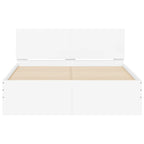 Lovos rėmas su galvūgaliu, baltos spalvos, 120x190cm