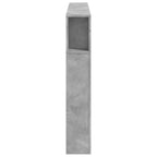 LED galvūgalis, betono, 160x18,5x103,5cm, apdirbta mediena
