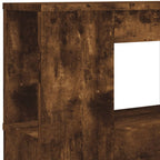 LED galvūgalis, dūminio ąžuolo, 160x18,5x103,5cm, mediena
