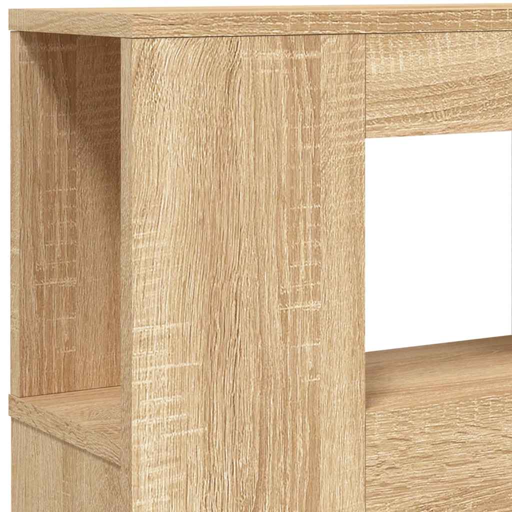 LED galvūgalis, ąžuolo, 220x18,5x103,5cm, apdirbta mediena
