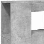 LED galvūgalis, betono, 220x18,5x103,5cm, apdirbta mediena