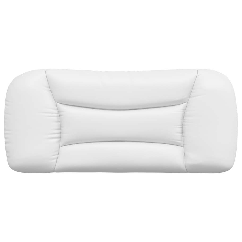Galvūgalio pagalvėlė, Hvar, baltos spalvos, 90 cm, dirbtinė oda