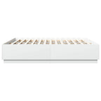 Lovos rėmas, baltos spalvos, 180x200cm, apdirbta mediena