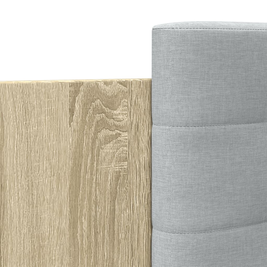 Lovos rėmas su galvūgaliu, ąžuolo, 120x190cm, apdirbta mediena